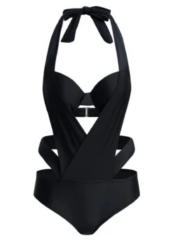 Halter Cutout Detail One Piece Swimwear 14 Halter Cutout Detail One Piece Swimwear -Ethereal Swim 1698030915818951803