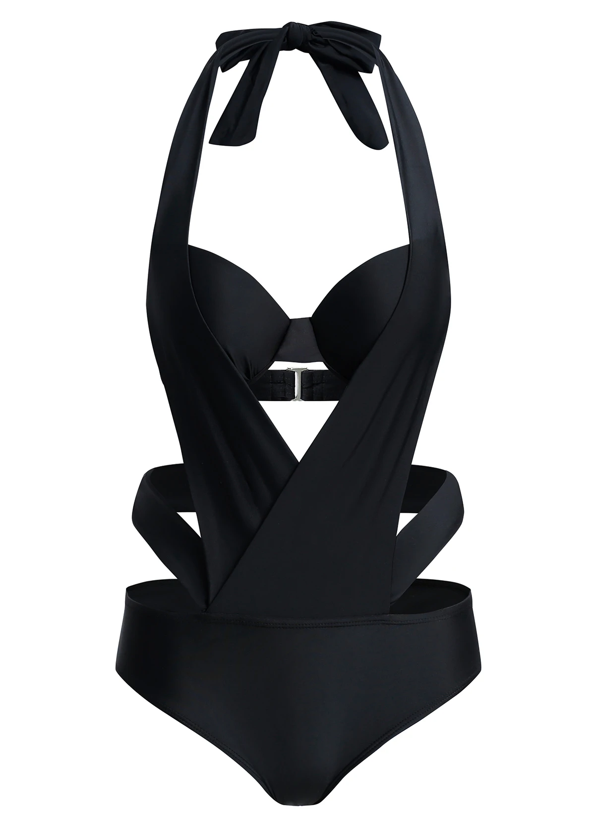 Halter Cutout Detail One Piece Swimwear 8 Halter Cutout Detail One Piece Swimwear - Image 6