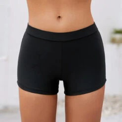 Polka Dot Double Layered Mesh Stitching Swimdress And Shorts -Ethereal Swim 261067 P 16115617704424