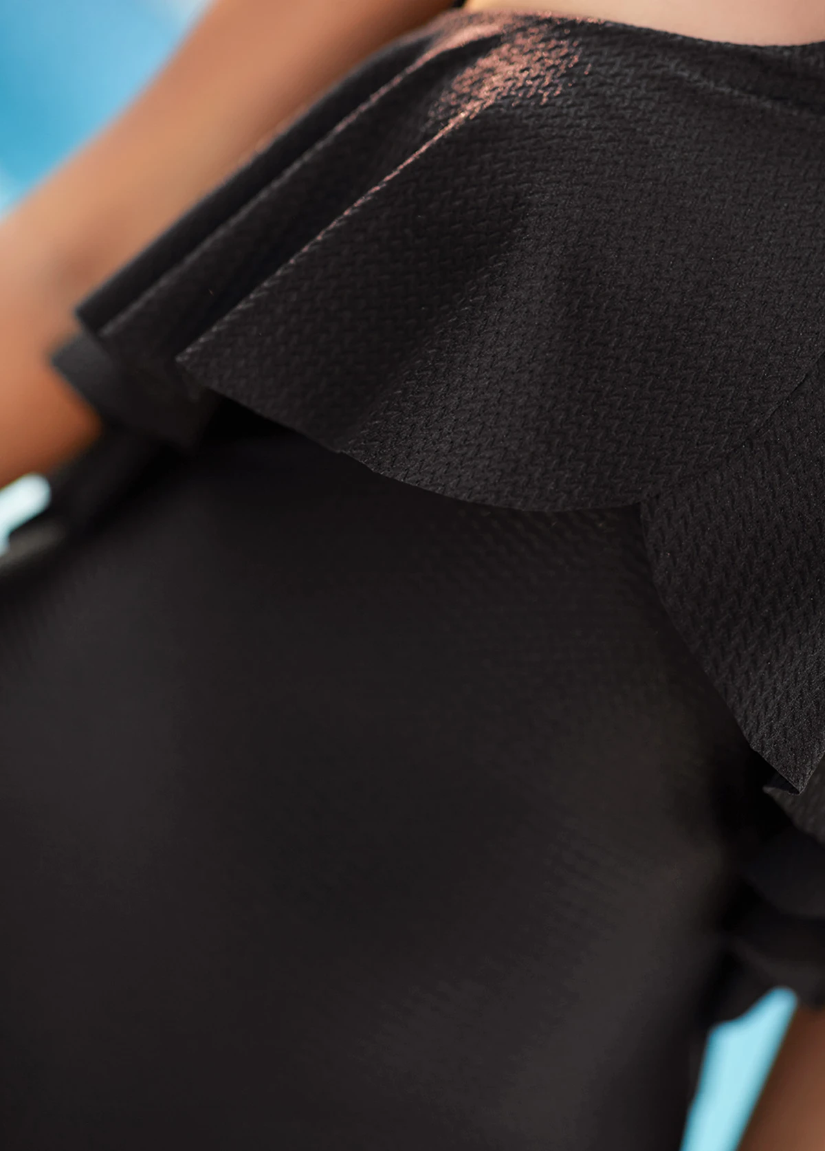 Tie Back Ruffle Overlay One Piece Swimwear 7 Tie Back Ruffle Overlay One Piece Swimwear - Image 5