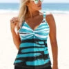 Criss Cross Back Printed Tankini Set 2 Criss Cross Back Printed Tankini Set -Ethereal Swim 271147 P 1618278478603