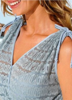 Dusty Blue Wide Strap Lace Swimdress And Shorts 18 Dusty Blue Wide Strap Lace Swimdress And Shorts -Ethereal Swim 287109 P 16427544333425