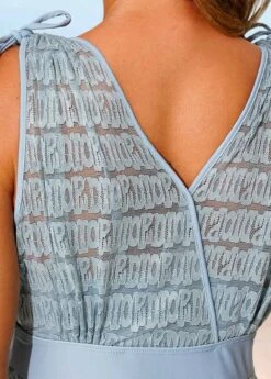 Dusty Blue Wide Strap Lace Swimdress And Shorts 17 Dusty Blue Wide Strap Lace Swimdress And Shorts -Ethereal Swim 287109 P 16427544337344