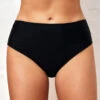 Mid Waist Black Bikini Bottom For Women 2 Mid Waist Black Bikini Bottom For Women -Ethereal Swim 288527 P 16415209621690