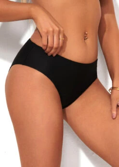 Low Waist Black Bikini Bottom For Women 13 Low Waist Black Bikini Bottom For Women -Ethereal Swim 288528 P 16371429440055
