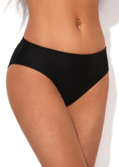 Low Waist Black Bikini Bottom For Women 11 Low Waist Black Bikini Bottom For Women -Ethereal Swim 288528 P 16371429444333