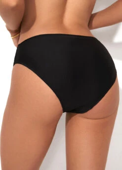 Low Waist Black Bikini Bottom For Women 9 Low Waist Black Bikini Bottom For Women -Ethereal Swim 288528 P 16371429447651