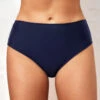 Mid Waisted Navy Skinny Bikini Bottom