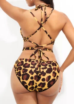 Leopard Lace Up Cutout One Piece Swimwear 7 Leopard Lace Up Cutout One Piece Swimwear -Ethereal Swim 302586 P 16534880989271