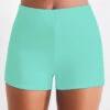 Mid Waisted Mint Green Swim Shorts -Ethereal Swim 319908 P 16833431061980