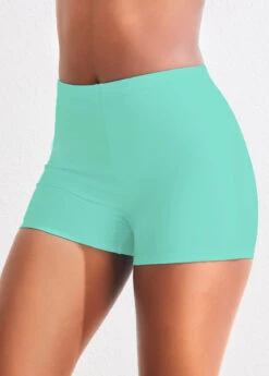Mid Waisted Mint Green Swim Shorts -Ethereal Swim 319908 P 16833431062642