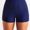Stretch Mid Waisted Navy Swim Shorts -Ethereal Swim 319911 P 16738684327600