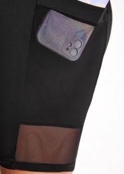 High Waisted Black Pocket Beach Shorts 9 High Waisted Black Pocket Beach Shorts -Ethereal Swim 322455 P 16722265977873