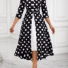 Black Pearl Fake 2in1 Polka Dot Dress 2 Black Pearl Fake 2in1 Polka Dot Dress -Ethereal Swim 335177 P 16903660479310